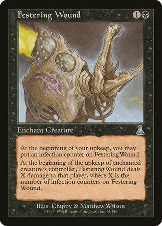 Festering Wound [Urza's Destiny] | Arkham Games and Comics