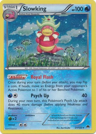 Slowking (21/122) (Cosmos Holo) [XY: BREAKpoint] | Arkham Games and Comics