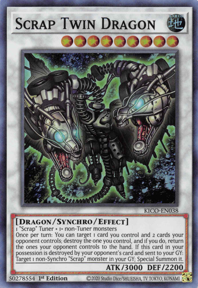 Scrap Twin Dragon [KICO-EN038] Super Rare | Arkham Games and Comics