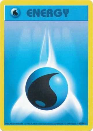 Water Energy (102/102) [Base Set Shadowless Unlimited] | Arkham Games and Comics