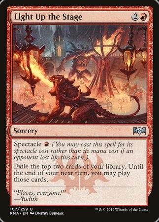 Light Up the Stage [Ravnica Allegiance] | Arkham Games and Comics