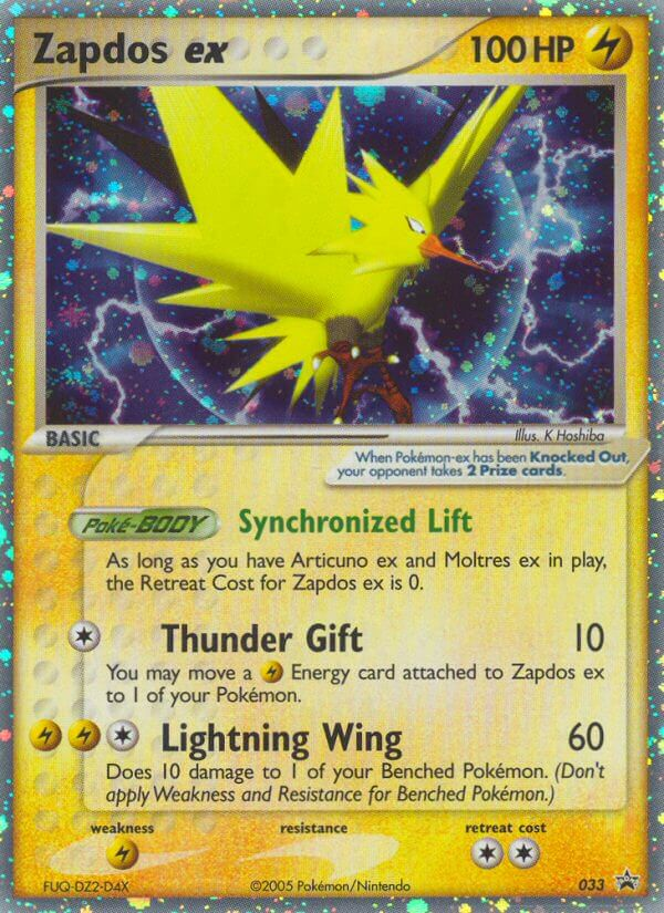 Zapdos ex (033) [Nintendo: Black Star Promos] | Arkham Games and Comics