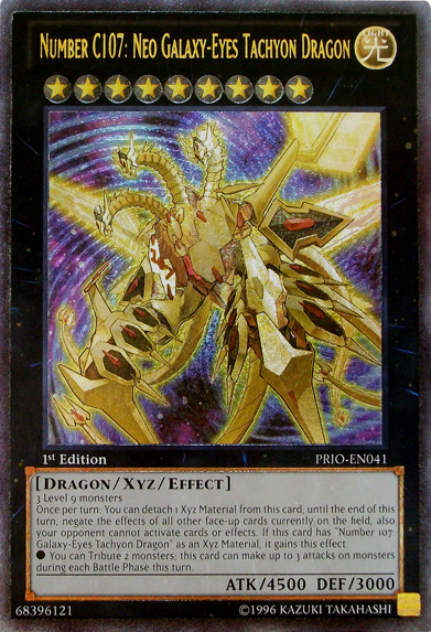 Number C107: Neo Galaxy-Eyes Tachyon Dragon [PRIO-EN041] Super Rare | Arkham Games and Comics