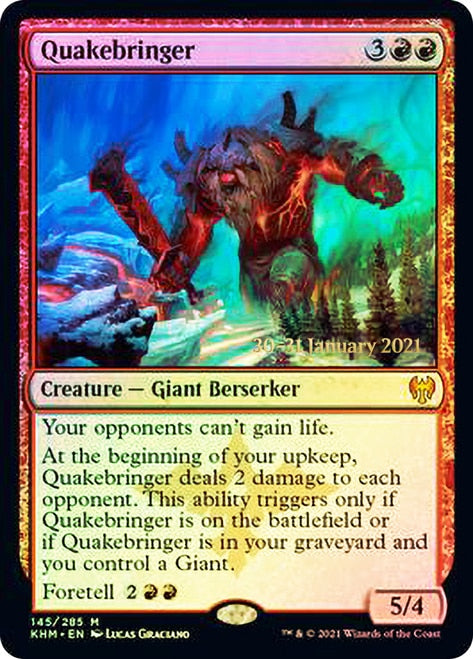 Quakebringer  [Kaldheim Prerelease Promos] | Arkham Games and Comics