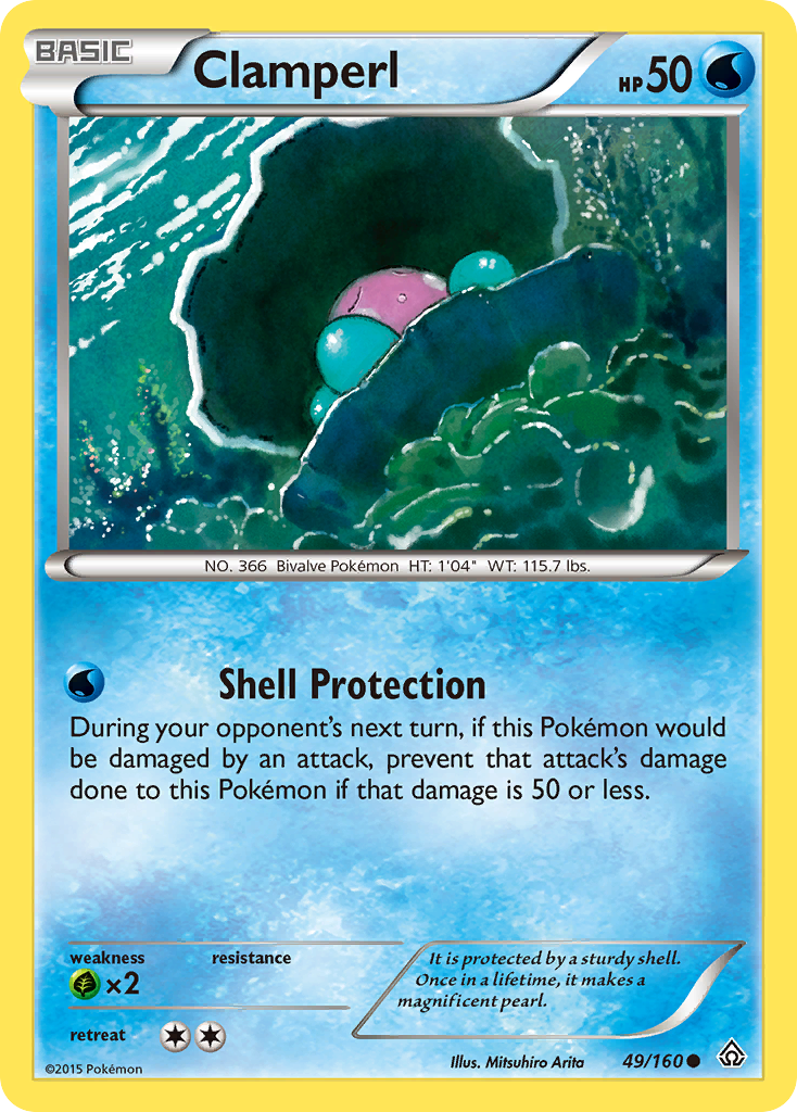 Clamperl (49/160) [XY: Primal Clash] | Arkham Games and Comics