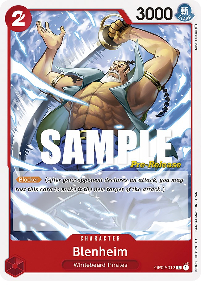 Blenheim [Paramount War Pre-Release Cards] | Arkham Games and Comics