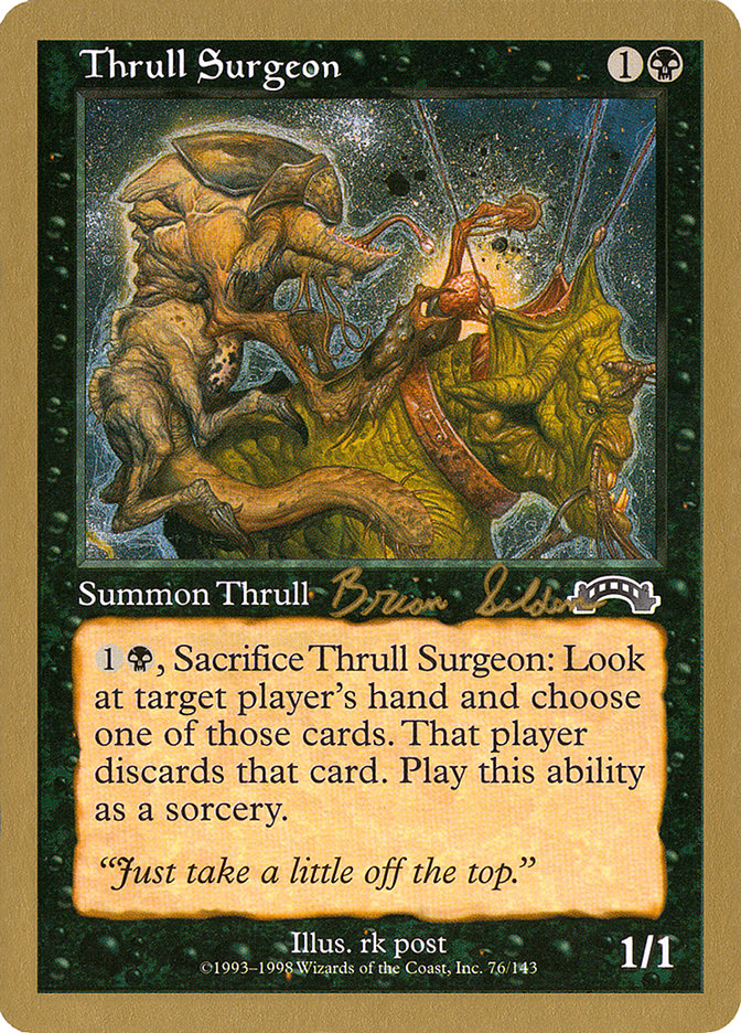 Thrull Surgeon (Brian Selden) [World Championship Decks 1998] | Arkham Games and Comics