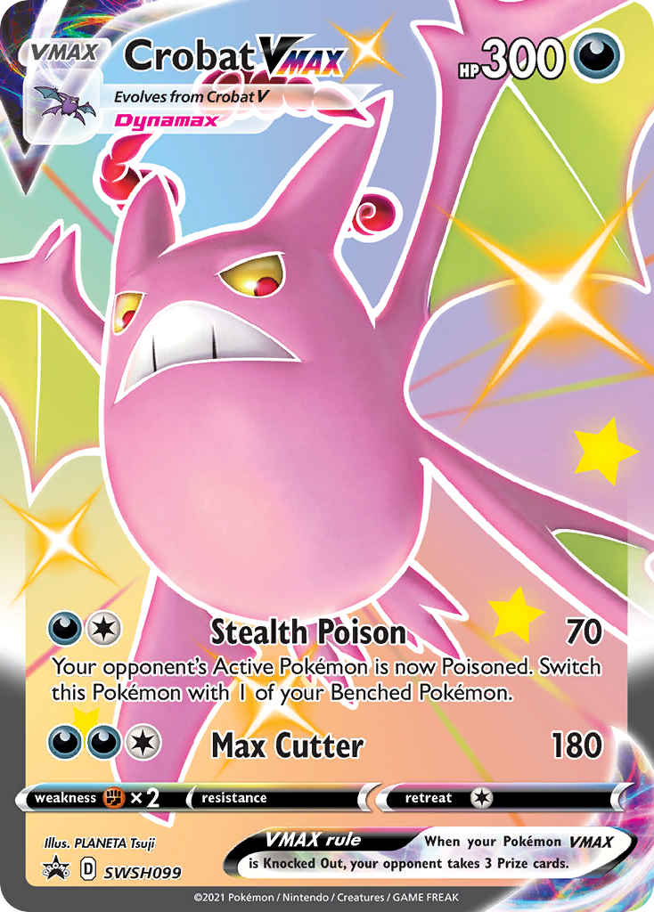 Crobat VMAX (SWSH099) [Sword & Shield: Black Star Promos] | Arkham Games and Comics