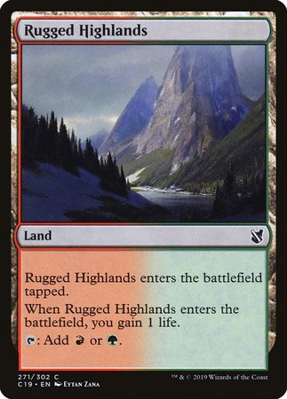 Rugged Highlands [Commander 2019] | Arkham Games and Comics