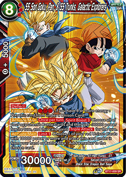 SS Son Goku, Pan, & SS Trunks, Galactic Explorers (BT17-009) [Ultimate Squad] | Arkham Games and Comics