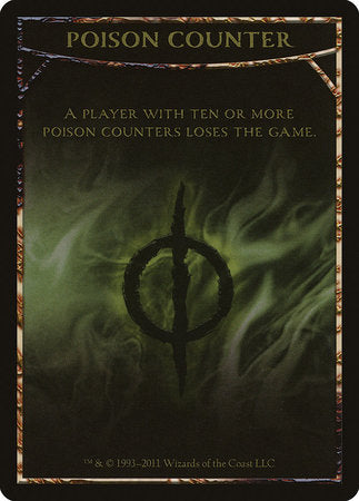 Poison Counter Token [Mirrodin Besieged Tokens] | Arkham Games and Comics