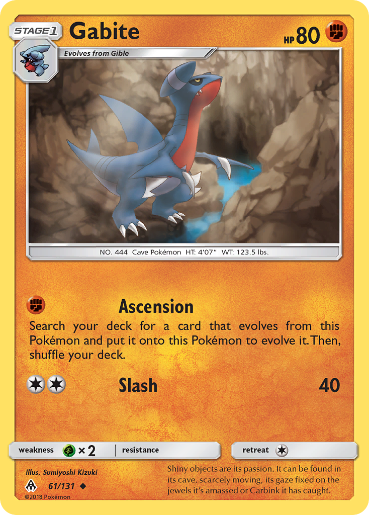 Gabite (61/131) [Sun & Moon: Forbidden Light] | Arkham Games and Comics