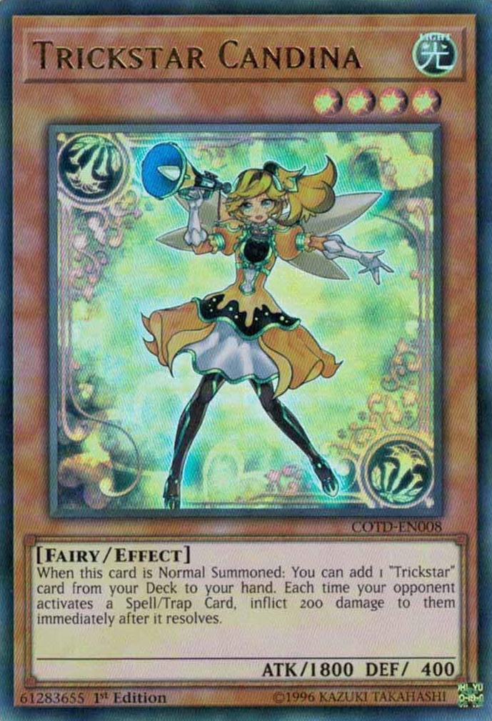 Trickstar Candina [COTD-EN008] Ultra Rare | Arkham Games and Comics