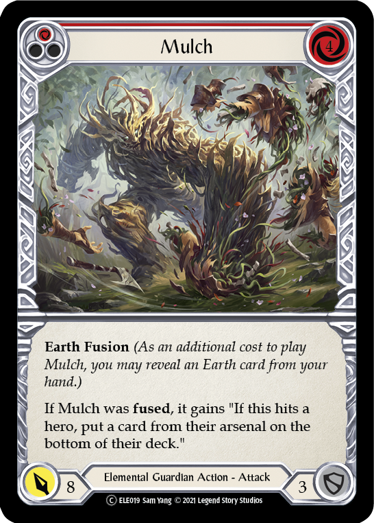 Mulch (Red) [U-ELE019] (Tales of Aria Unlimited)  Unlimited Rainbow Foil | Arkham Games and Comics