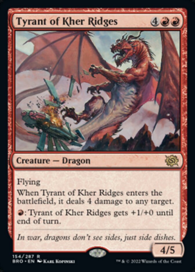 Tyrant of Kher Ridges [The Brothers' War] | Arkham Games and Comics