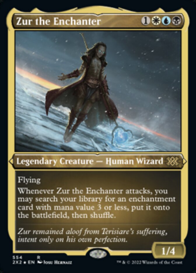 Zur the Enchanter (Foil Etched) [Double Masters 2022] | Arkham Games and Comics