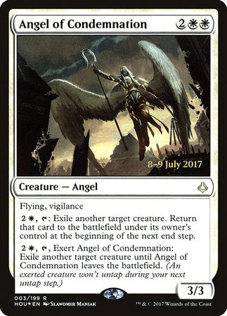 Angel of Condemnation [Hour of Devastation Promos] | Arkham Games and Comics