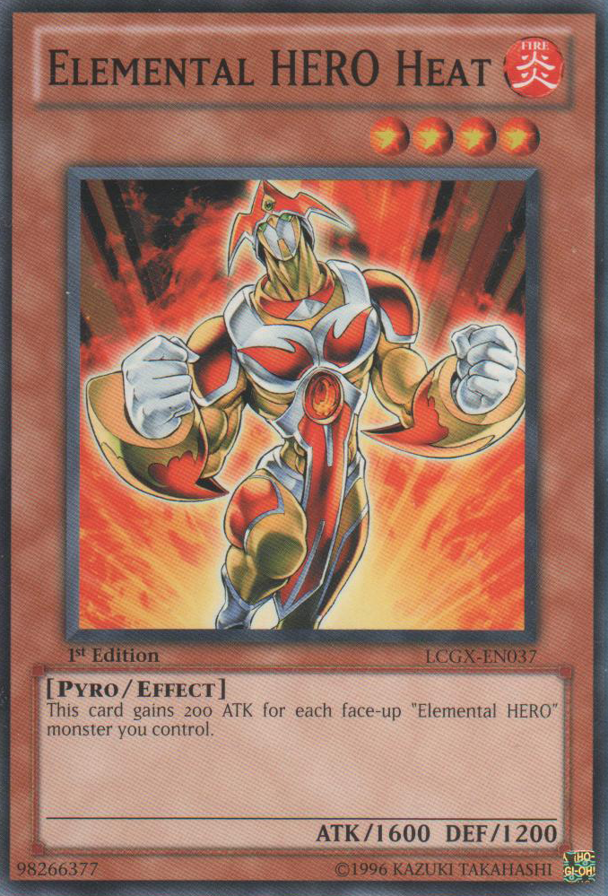 Elemental HERO Heat [LCGX-EN037] Common | Arkham Games and Comics