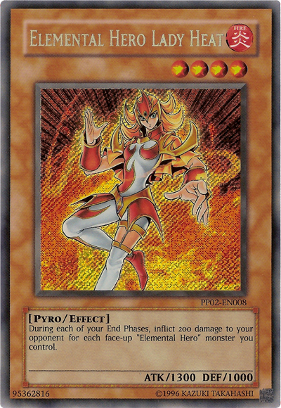 Elemental Hero Lady Heat [PP02-EN008] Secret Rare | Arkham Games and Comics