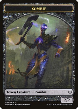 Zombie Token [War of the Spark Tokens] | Arkham Games and Comics