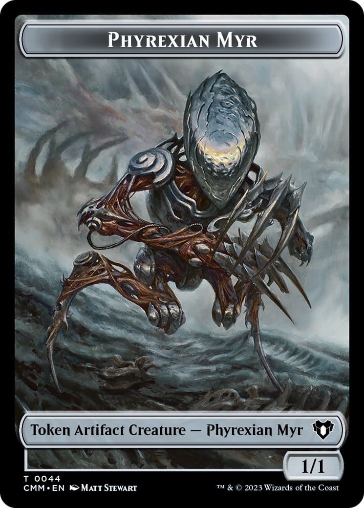 Phyrexian Myr Token [Commander Masters Tokens] | Arkham Games and Comics