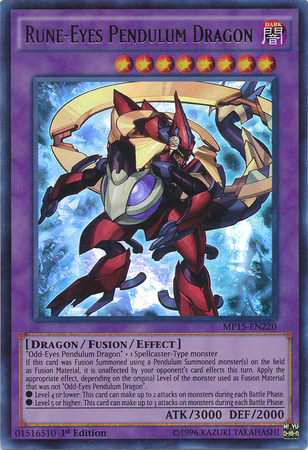 Rune-Eyes Pendulum Dragon [MP15-EN220] Ultra Rare | Arkham Games and Comics