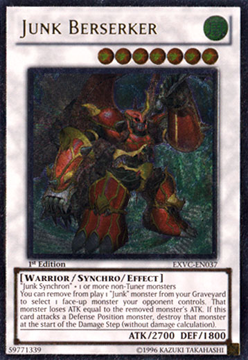 Junk Berserker [EXVC-EN037] Ultimate Rare | Arkham Games and Comics