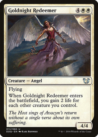 Goldnight Redeemer [Duel Decks: Blessed vs. Cursed] | Arkham Games and Comics