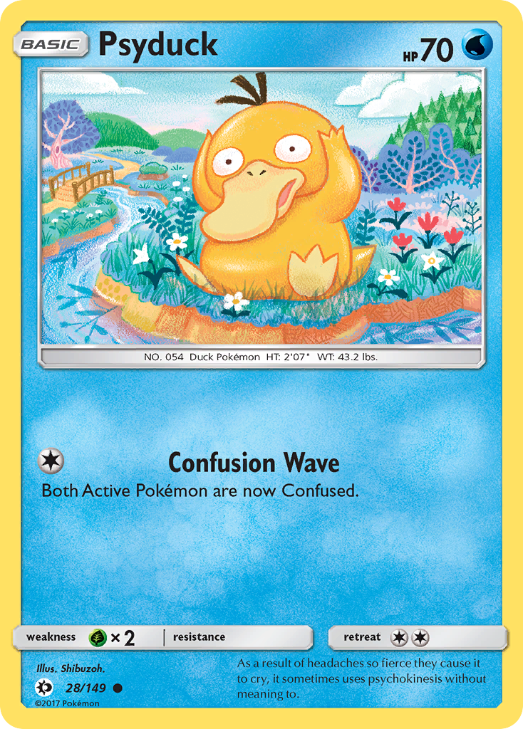 Psyduck (28/149) [Sun & Moon: Base Set] | Arkham Games and Comics