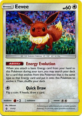 Eevee (11/12) [McDonald's Promos: 2018 Collection] | Arkham Games and Comics