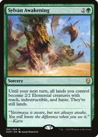 Sylvan Awakening [Dominaria] | Arkham Games and Comics