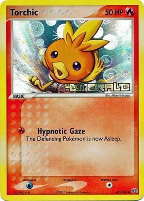 Torchic (69/106) (Stamped) [EX: Emerald] | Arkham Games and Comics