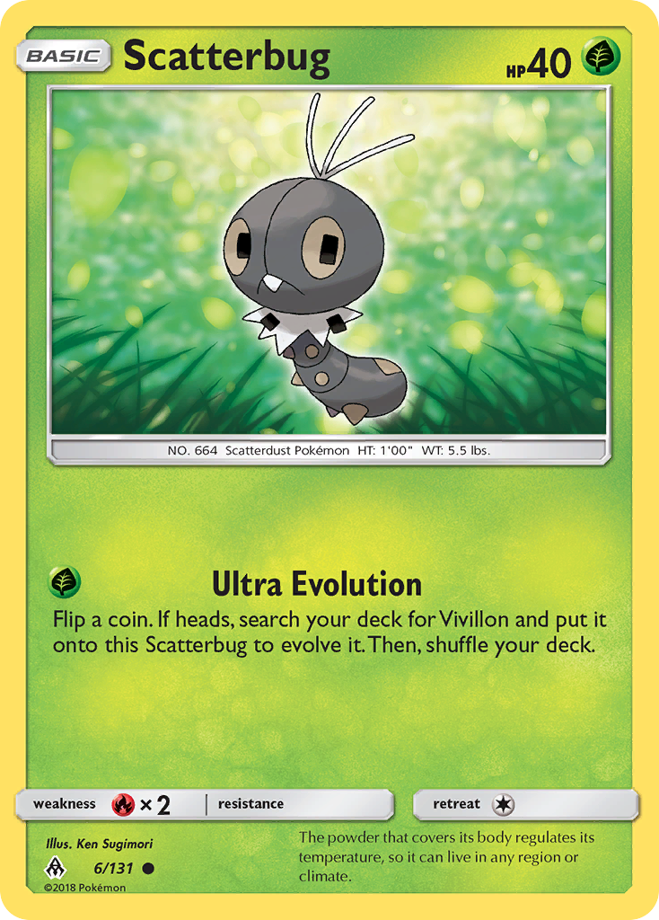 Scatterbug (6/131) [Sun & Moon: Forbidden Light] | Arkham Games and Comics