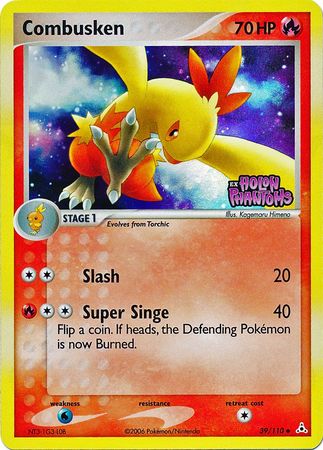 Combusken (39/110) (Stamped) [EX: Holon Phantoms] | Arkham Games and Comics