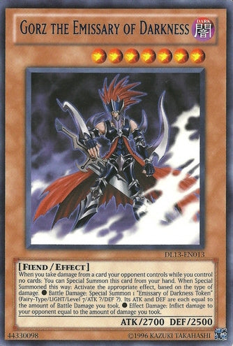 Gorz the Emissary of Darkness (Blue) [DL13-EN013] Rare | Arkham Games and Comics
