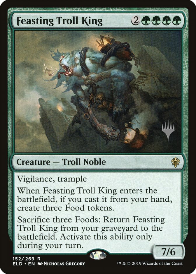 Feasting Troll King (Promo Pack) [Throne of Eldraine Promos] | Arkham Games and Comics