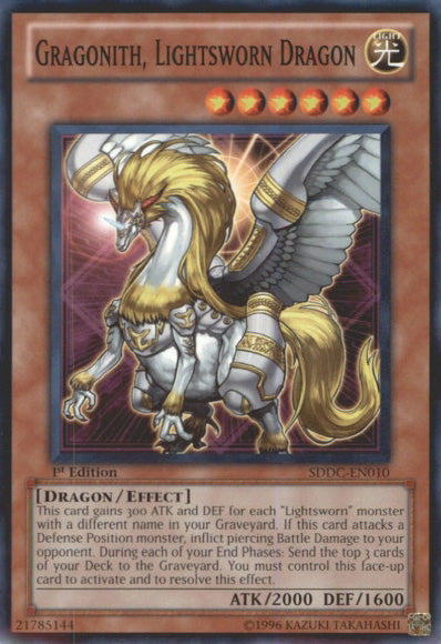 Gragonith, Lightsworn Dragon [SDDC-EN010] Common | Arkham Games and Comics