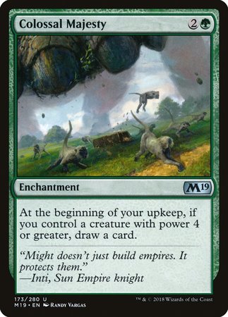 Colossal Majesty [Core Set 2019] | Arkham Games and Comics