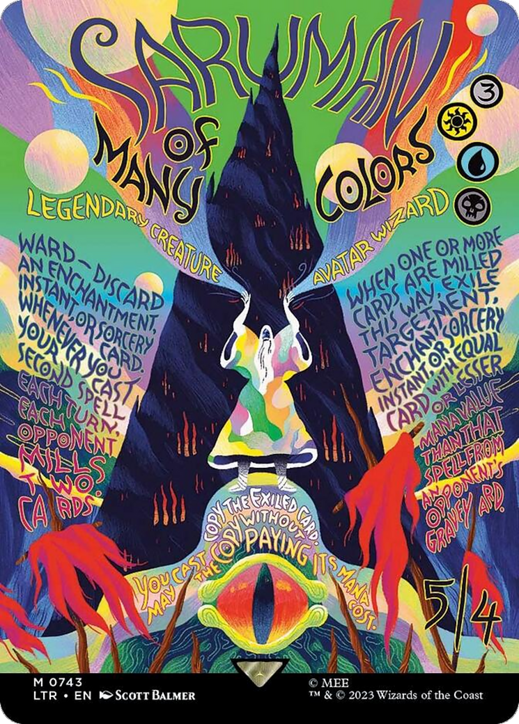 Saruman of Many Colors (Borderless Poster) [The Lord of the Rings: Tales of Middle-Earth] | Arkham Games and Comics