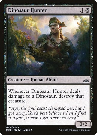 Dinosaur Hunter [Rivals of Ixalan] | Arkham Games and Comics