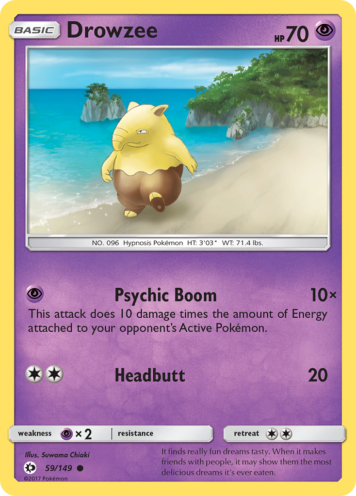 Drowzee (59/149) [Sun & Moon: Base Set] | Arkham Games and Comics