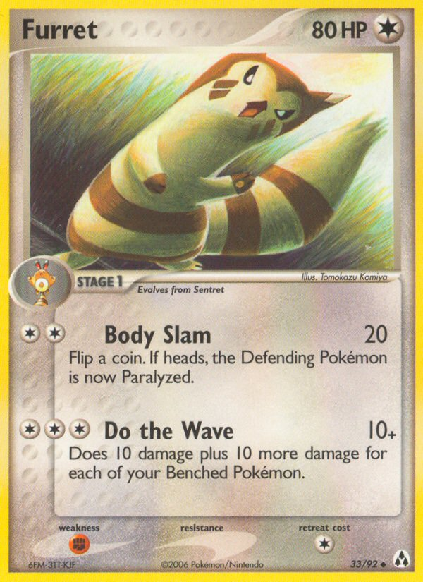 Furret (33/92) [EX: Legend Maker] | Arkham Games and Comics