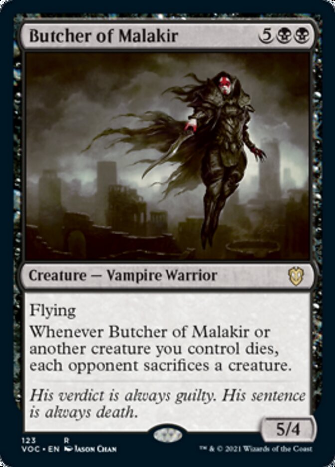 Butcher of Malakir [Innistrad: Crimson Vow Commander] | Arkham Games and Comics