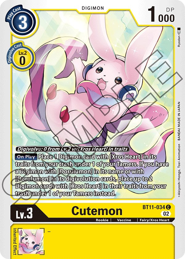 Cutemon [BT11-034] [Dimensional Phase] | Arkham Games and Comics