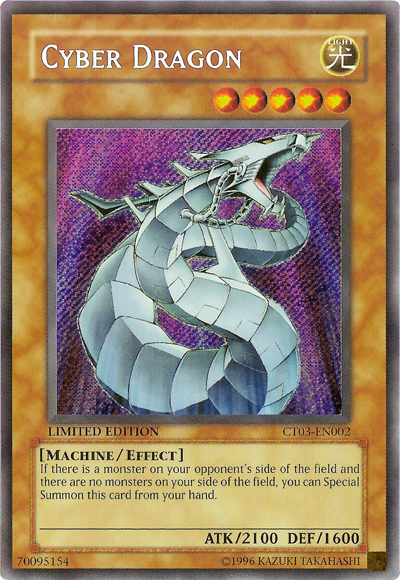 Cyber Dragon [CT03-EN002] Secret Rare | Arkham Games and Comics