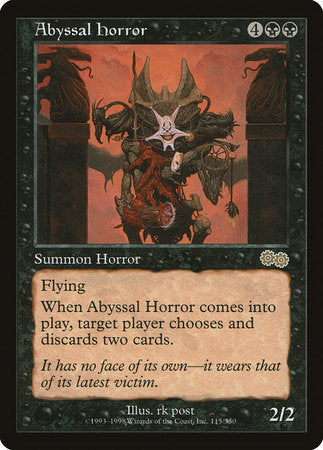 Abyssal Horror [Urza's Saga] | Arkham Games and Comics