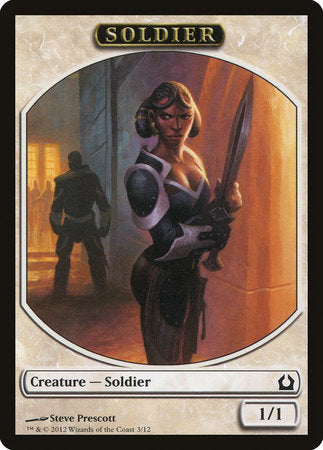 Soldier Token [Return to Ravnica Tokens] | Arkham Games and Comics