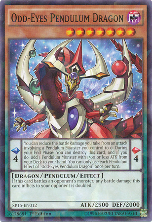 Odd-Eyes Pendulum Dragon [SP15-EN012] Shatterfoil Rare | Arkham Games and Comics