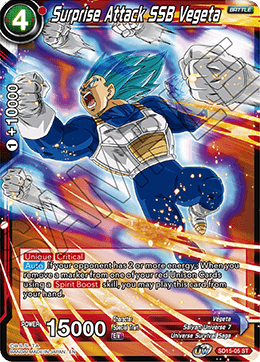 Surprise Attack SSB Vegeta (Starter Deck - Pride of the Saiyans) (SD15-05) [Cross Spirits] | Arkham Games and Comics