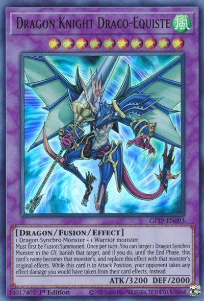 Dragon Knight Draco-Equiste [GFTP-EN093] Ultra Rare | Arkham Games and Comics